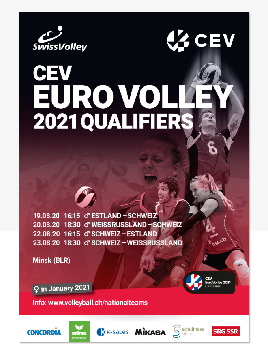 Plakat EuroVolley Qualifiers 2021