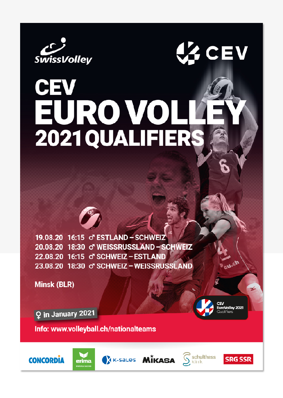 Plakat EuroVolley Qualifiers 2021